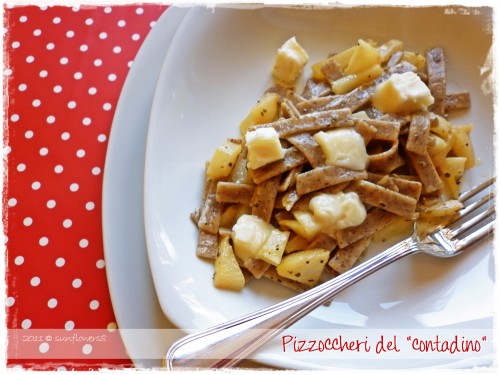 Pizzoccheri taleggio e pere