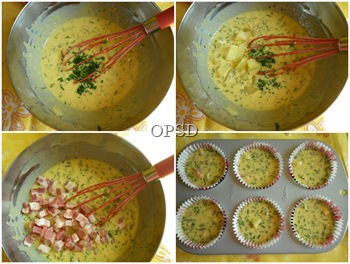 Cupcakes pancetta, ananas ed erba cipollina_tutorial