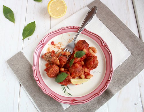 Polpette al limone e cannellini