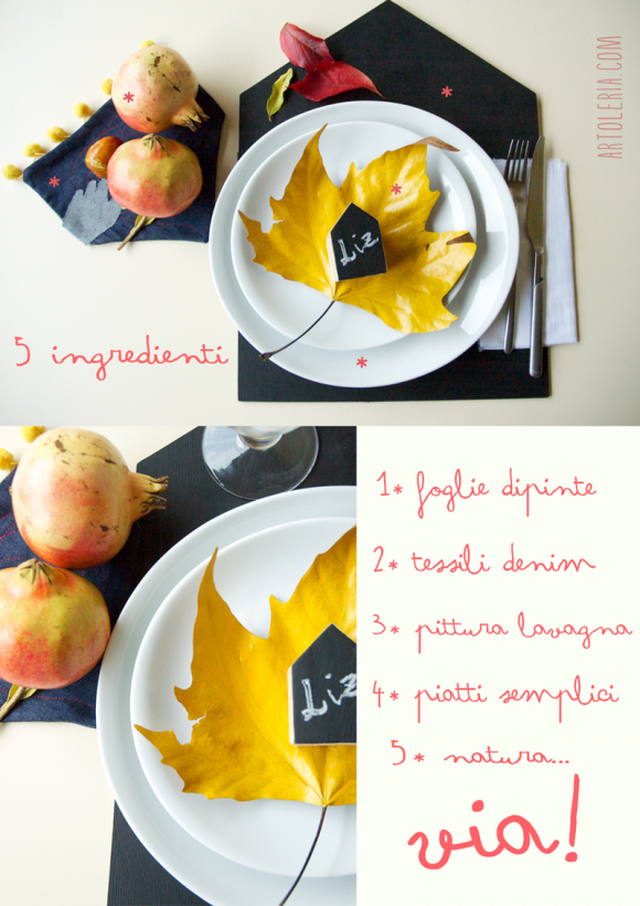 Tavola Autunno - DIY - Autumn Table decoration