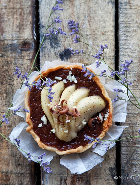 Tartellette pere e cioccolato