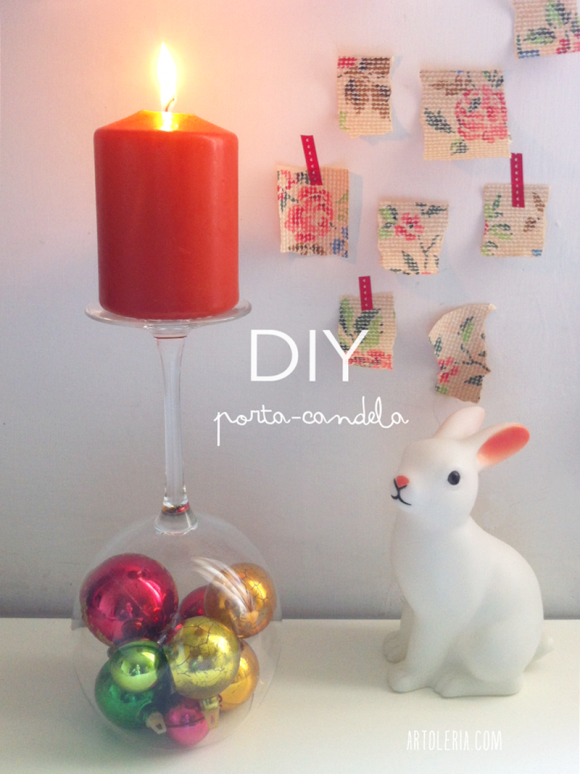 DIY - candela di Natale