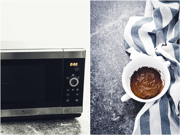 Brownie al microonde - Microwave brownie recipe