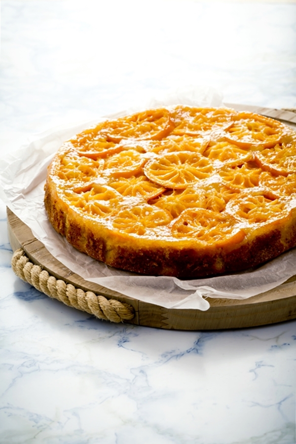 torta rovesciata di clementine - torta di clementine - clementine upside down cake - upside down cake