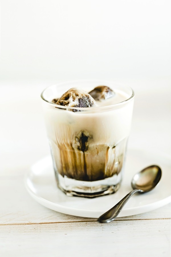 caffe freddo - ricetta caffè freddo - caffè con ghiaccio - caffè freddo al cacao - caffè freddo - iced coffe recipe - food photography - food styling - opsd blog