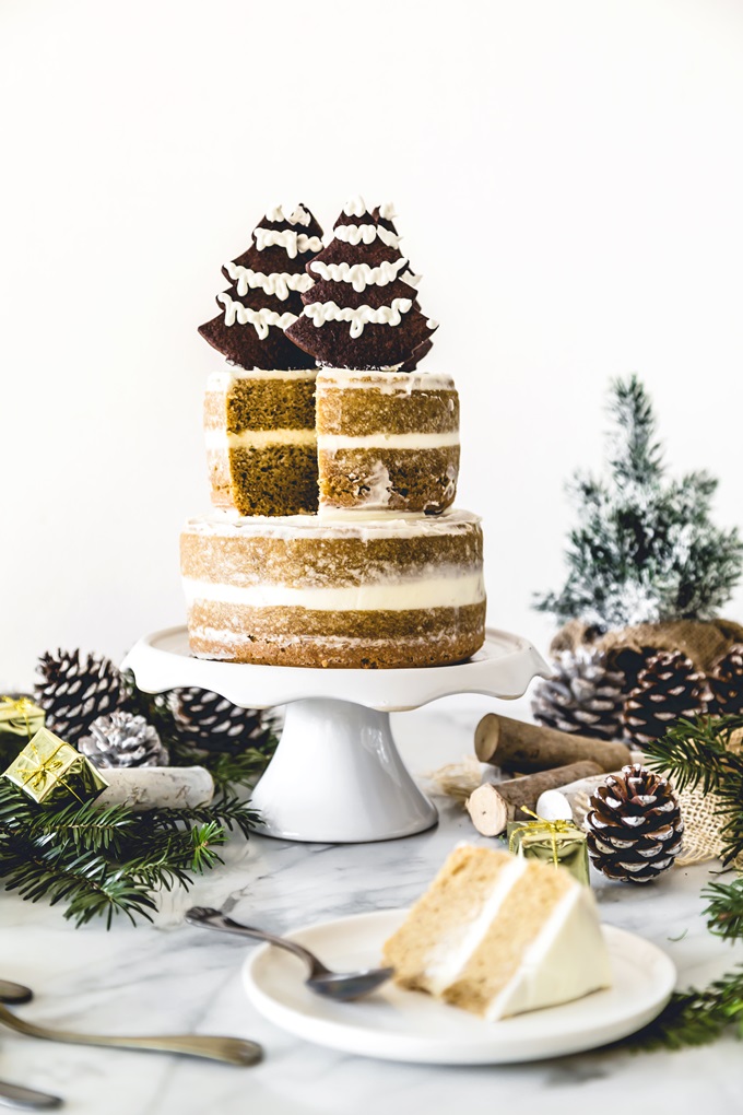 torta al caffè - coffee layer cake - christmas cake