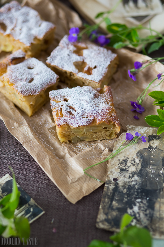 APPLE CINNAMON CAKE - TORTA DI MELE ALLA CANNELLA - GUEST POST - modern_taste_apple_cake