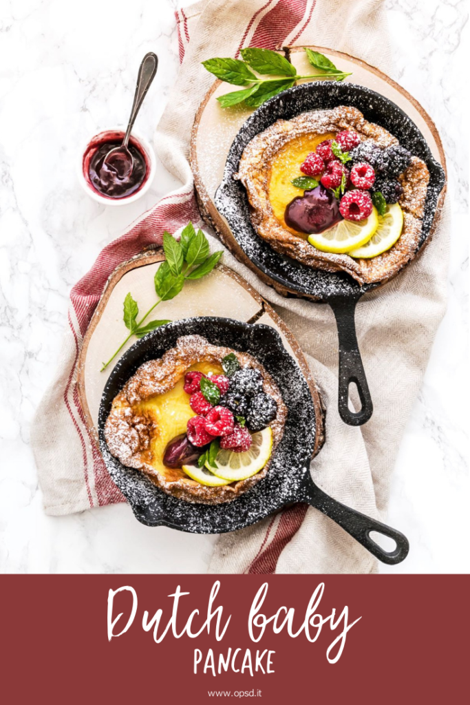 la ricetta per i dutch baby pancakes - dutch baby pancakes recipe - german pancake recipe