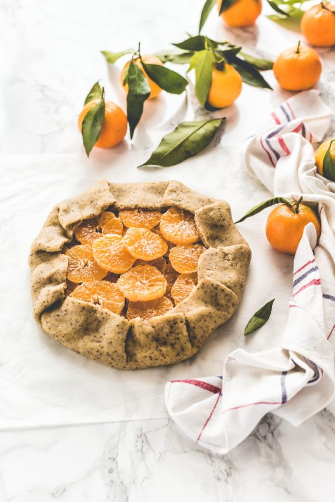 Ricetta Galette alle clementine - Galette alla frutta - Citrus galette - Fruit galette - Clementine galette recipe