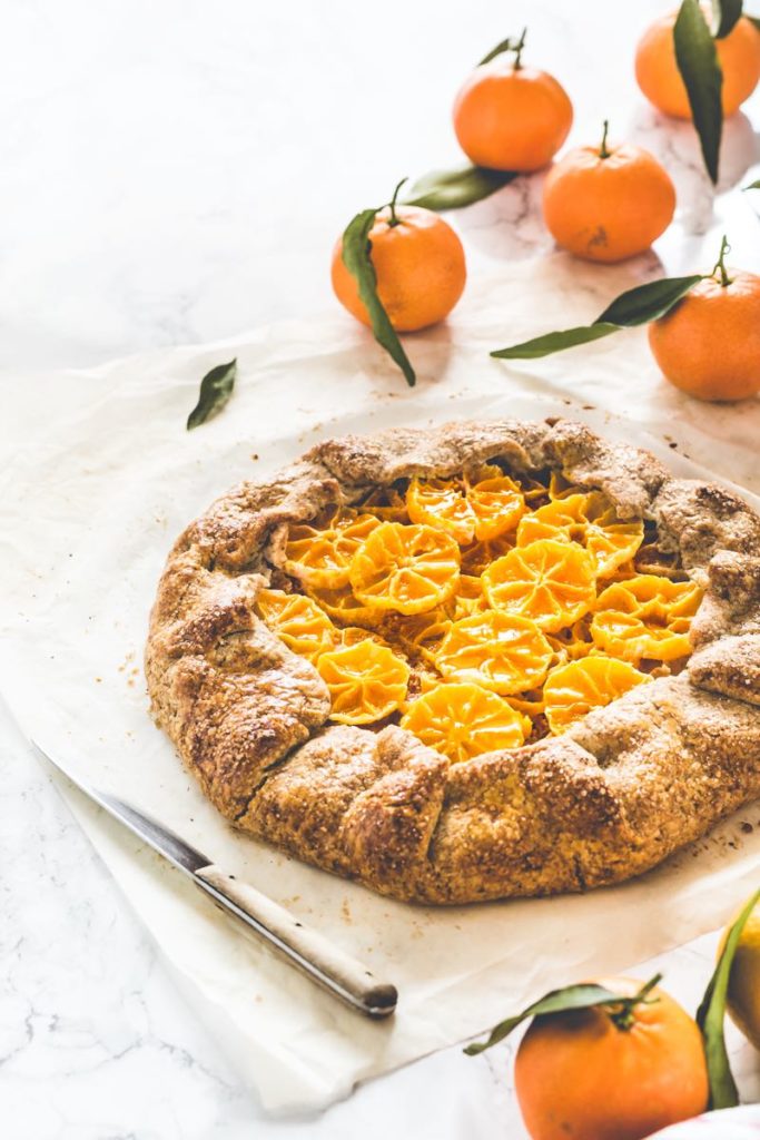 Ricetta Galette alle clementine - Galette alla frutta - Citrus galette - Fruit galette - Clementine galette recipe