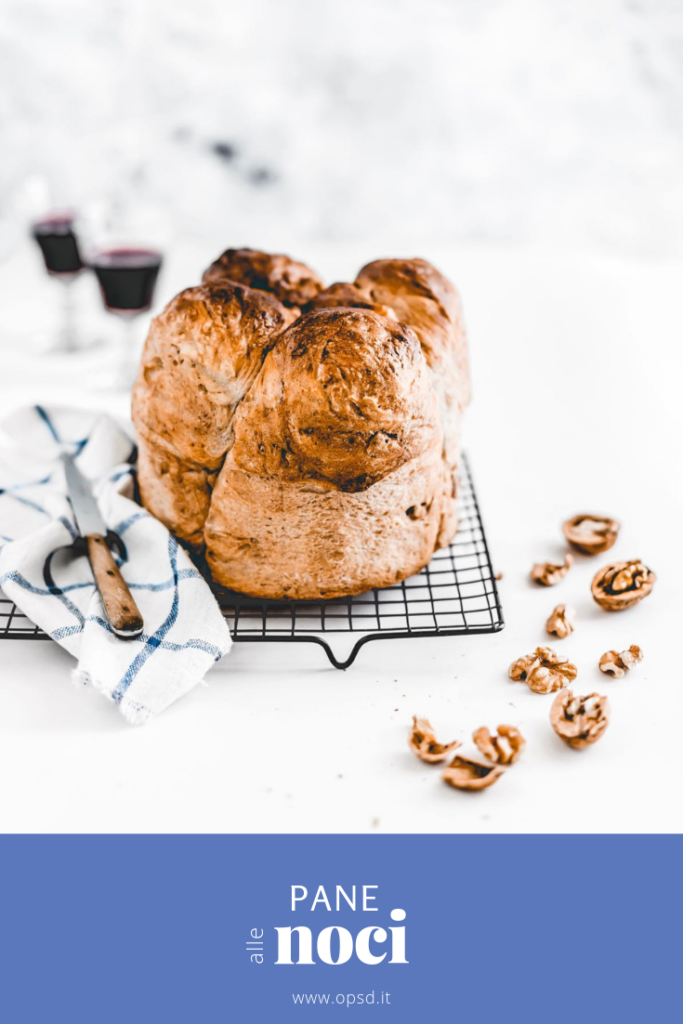 pane alle noci - ricetta pane alle noci fatto in casa - walnut bread - walnut bread recipe