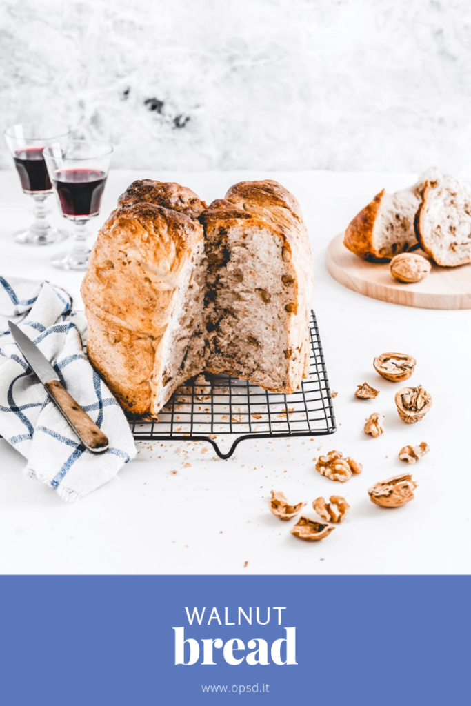 walnut bread - walnut bread recipe - pane alle noci - ricetta pane alle noci fatto in casa